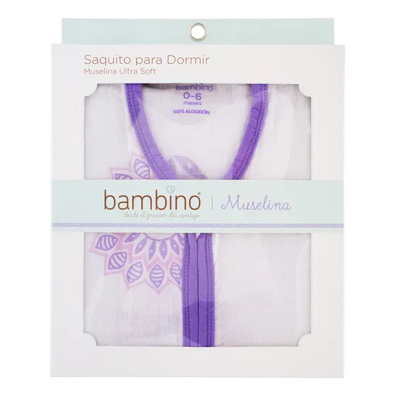 Saquito Para Dormir Niña Bambino 0 A 6 Meses