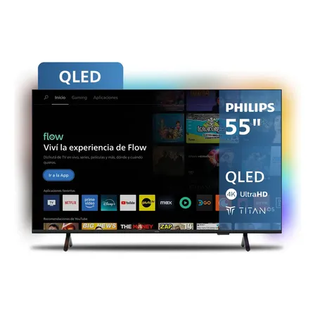 Smart Tv QLED 4k Philips 55 Con Ambilight 55PUD8250/77
