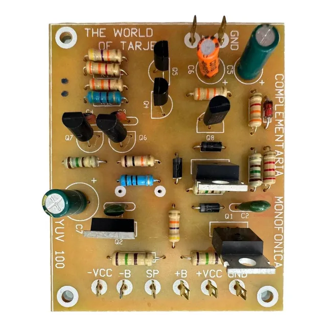 Tarjeta Zener Complementaria Monofónica Me-6 1000w