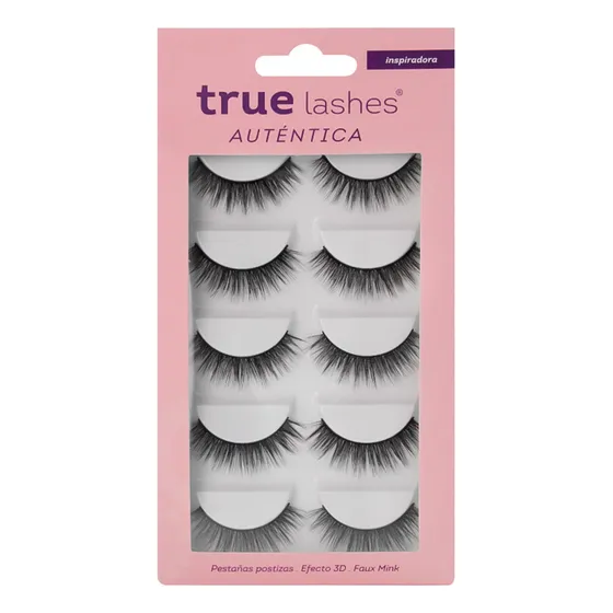 Pestañas Postizas True Lashes Colección Auténtica Color Inspiradora