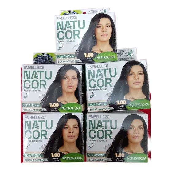 Pack X 5 Tinte Natucor Vegano 1