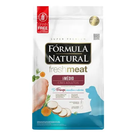 Racao Fresh Meat Caes Medios 2,5 Kg Frango Mandioca Alecrim