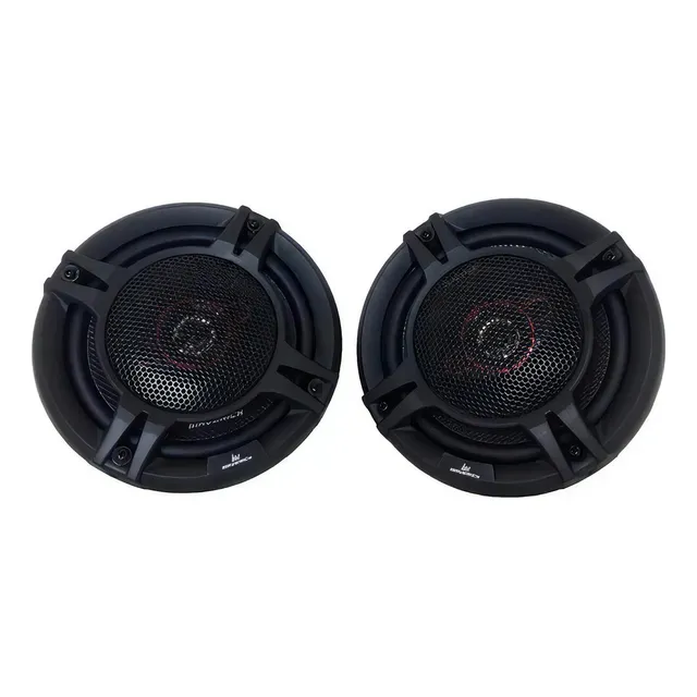 Parlantes Para Auto 6,5 Pulgadas 600w 4 Vías Maverick 10650 Color Negro