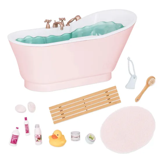 Set Deluxe De Bath & Bubbles Para Muñecas Our Generation De