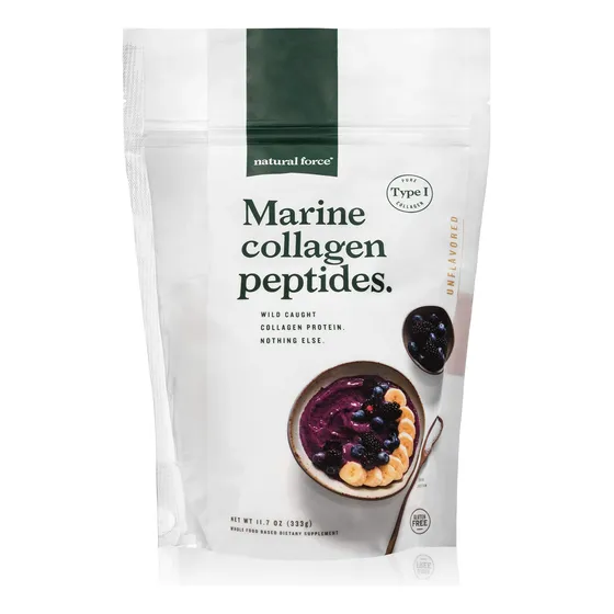 Colágeno Marino En Polvo Natural Force Clean 330 Ml Keto Pal