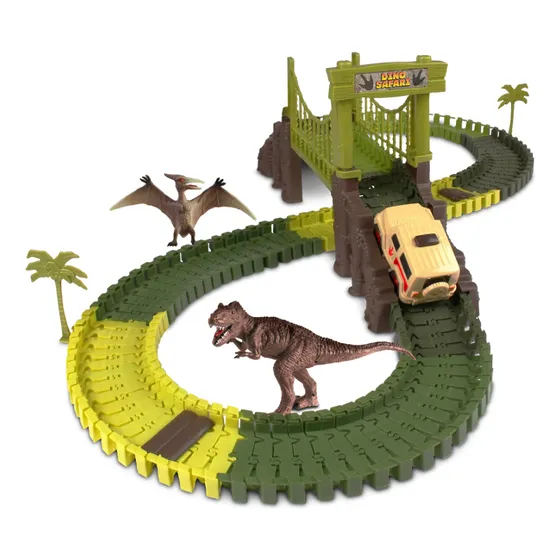 Dinosaurio Track Set 200 Piezas Adventure Force 3+