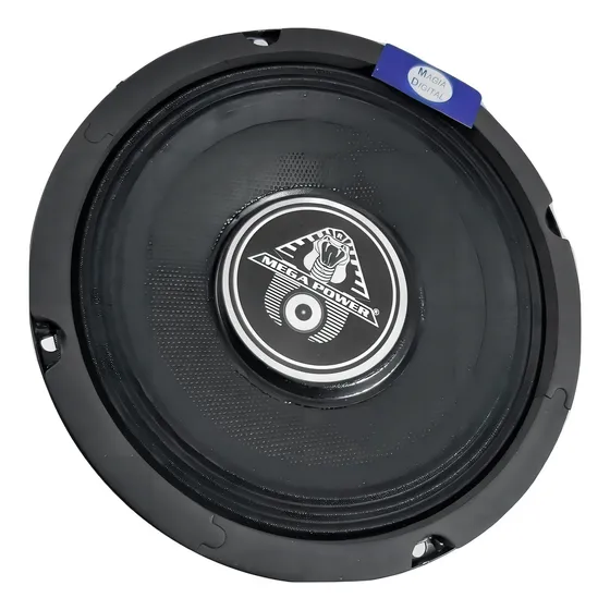 Bocina 6.5 Mega Power Subwoofer 150w 8ohms Alto Pode 066-084 Color Negro