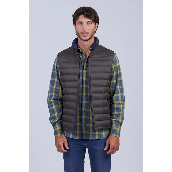 Chaleco Reversible A Dos Colores. Oxford Polo Club