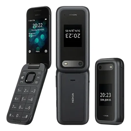 Nokia Simples 2660 Flip Dual Sim 128 Mb Black 48 Mb Ram
