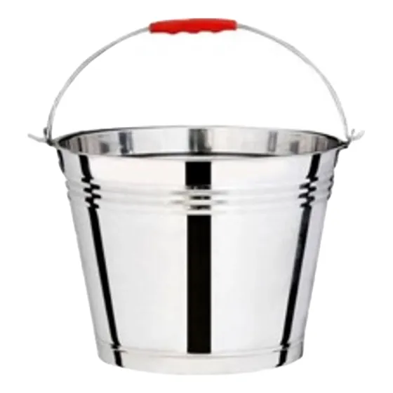 Balde Metalico 5lt Bighouse Color Plateado