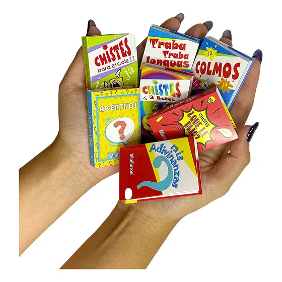 Minilibros, Libritos Libros Miniaturas Souvenirs 5x4cm Pack X10 Minis