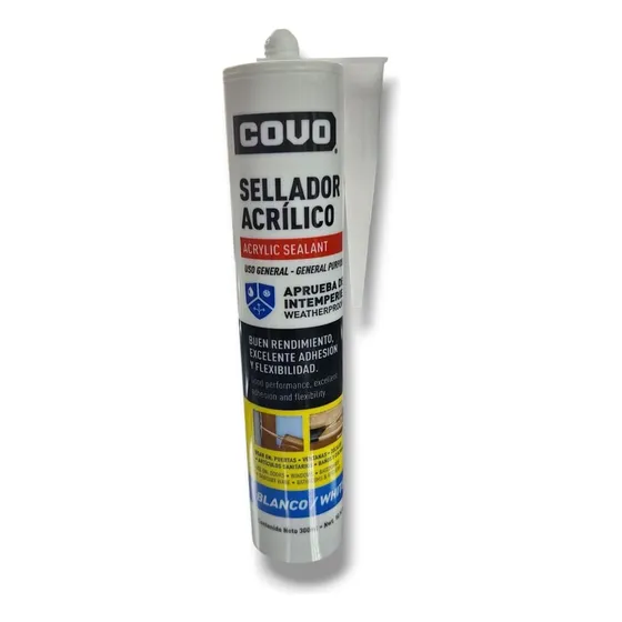 Sellador Acrílico Blanco De Uso General 300ml