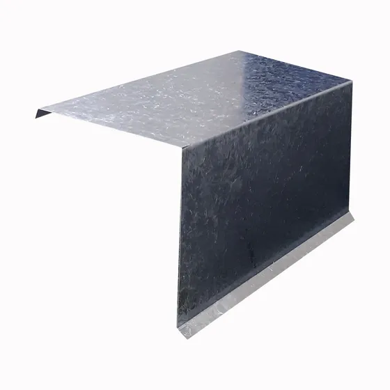 Zingueria Babeta L 20x20 De 2 Metros Galva Techo Chapa Fl