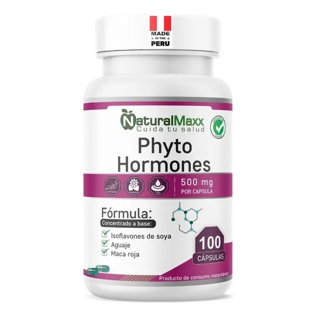 Pack X2 Phytohormonas (fitohormonas) 100 Caps. Naturalmaxx