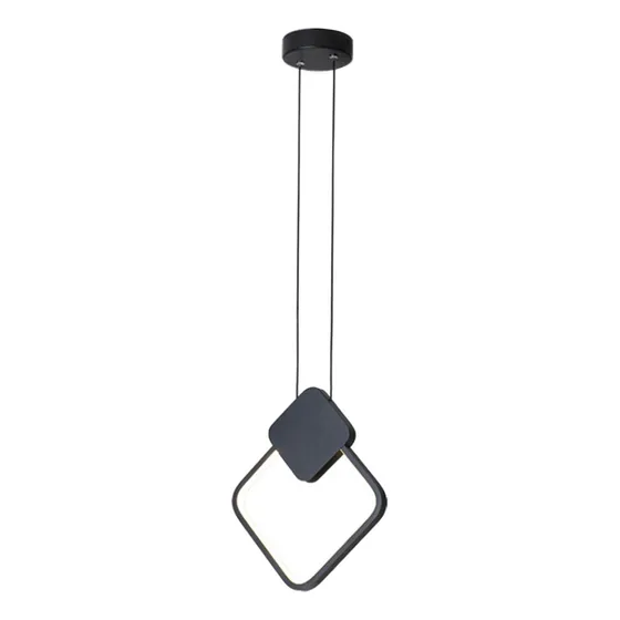 Jjj Lámpara Colgante Led Nórdica Para Sala De Estar, Rómbico