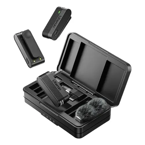 MAONO ピンマイク-ワイヤレスマイク 充電ケース WAVE T5 Wireless Lavalier Microphone Maono Wave T5 For iPhone/androi