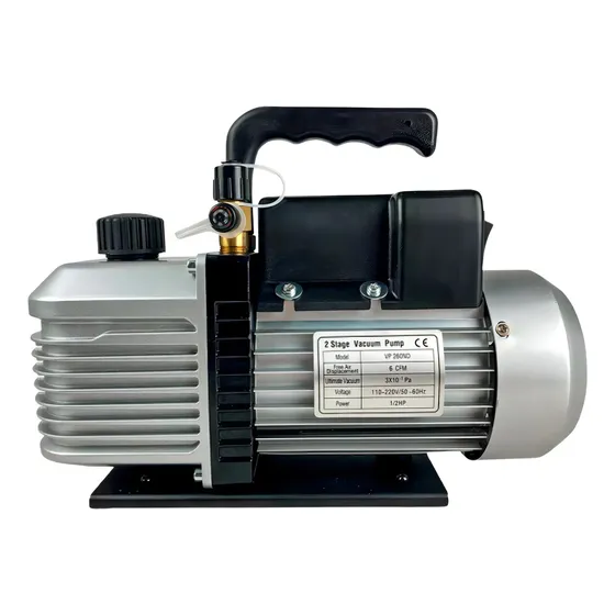 Bomba Vácuo Refrigeração Automotiva 6cfm Duplo Estágio 1/2hp 127/220V