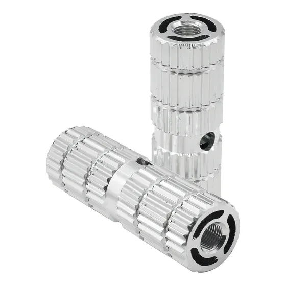 Diablos De Aluminio Astriados Con Doble Rosa 24t/26t