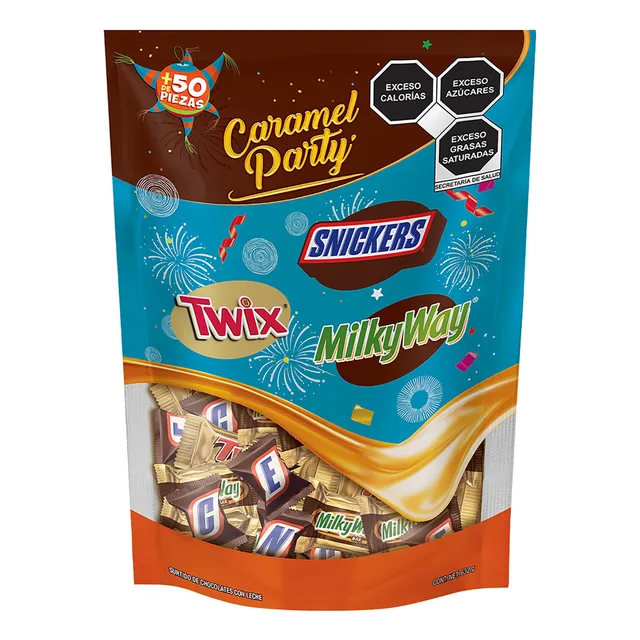 Snickers, Milky Way y Twix, Surtido de Chocolates Minis Bolsa