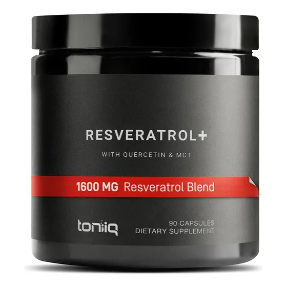 Resveratrol Toniiq 1600mg Con Mct Alta Absorción