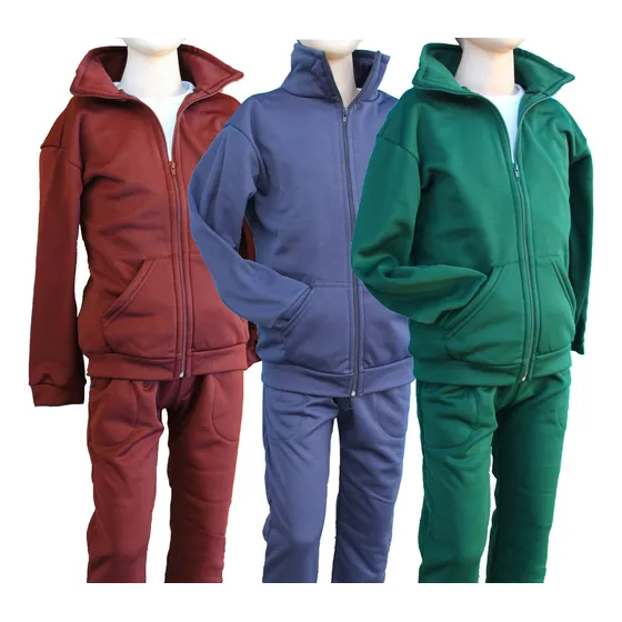 Conjunto Jogging Acetato Frizado Para Nenes/nenas -presente!