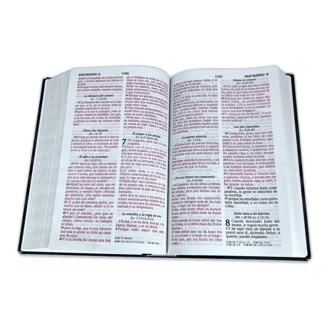 Biblia Rvr1960 Letra Grande Manual Vinil Negro Espada Tapa Blanda