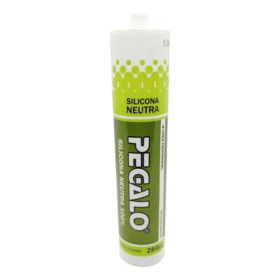 Sellador De Silicona Neutra Transparente Pegalo 280cc X 24
