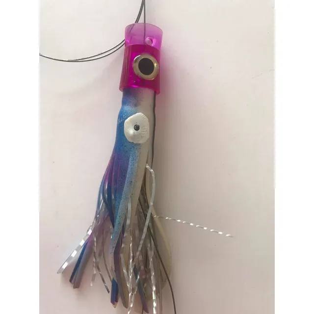 Señuelo Carnada Calamar De Plastico