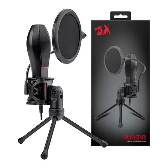 Microfono Redragon Quasar2 Ideal Para Streaming