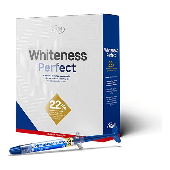 Jeringas Blanqueadoras  Dental Whiteness Perfect X2 22%