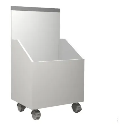 Gabinete Encaixe Tanque Branco Com Rodinhas