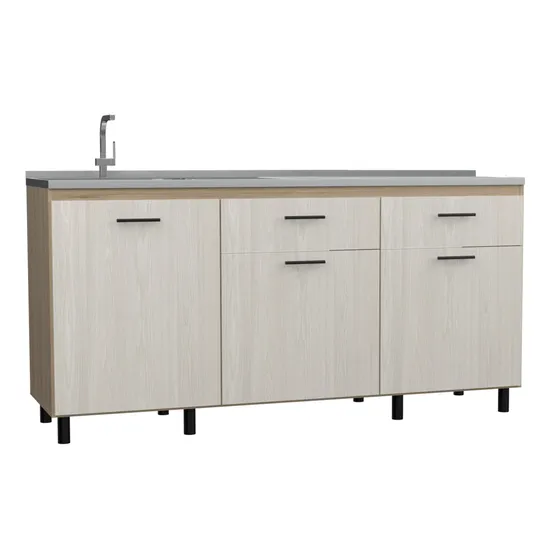 Modulo Inferior 180 Cocina Gante Rta Rovereniebla Incluyemes