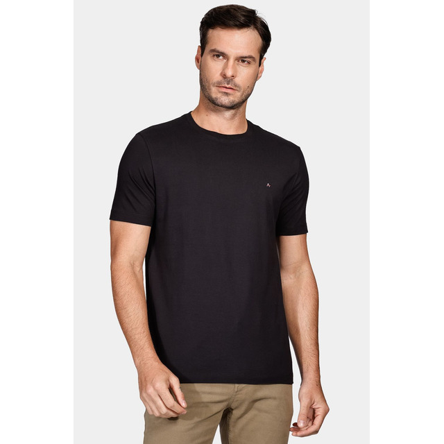 Camiseta Aramis Básica Manga Curta Preto Camiseta Aramis Básica Manga Curta Preto