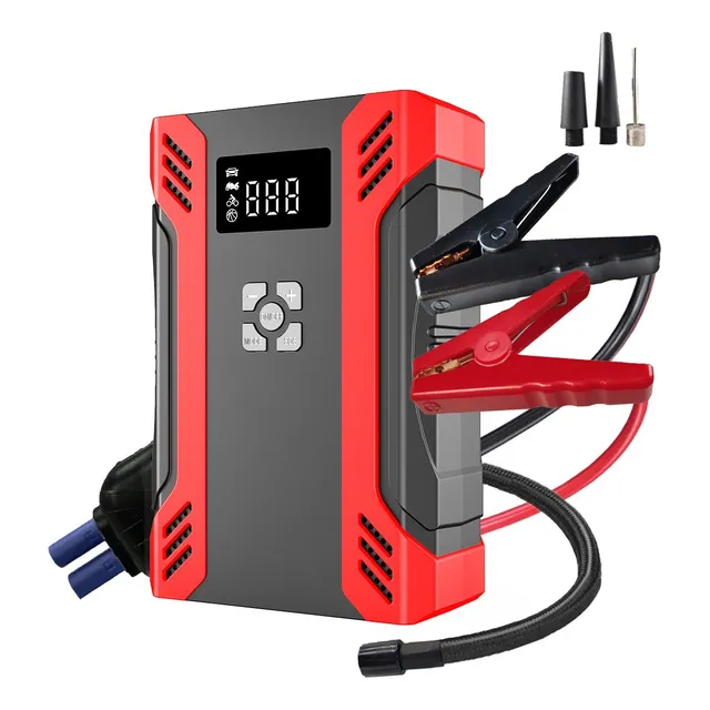Partidor De Auto Power Bank Con Compresor De Aire