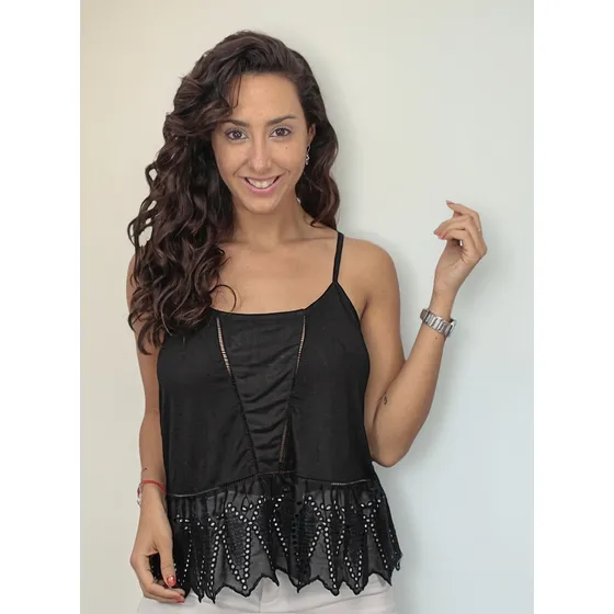 Musculosa Old Navy Broderie Algodon Importada