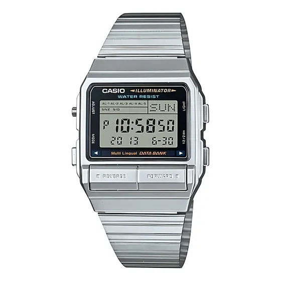 Reloj Casio Vintage Data Bank Db-380-1 Agente Oficial Caba | Cuotas sin interés