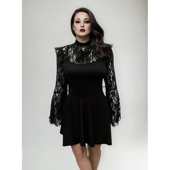Vestido Gotico Mujer Arcana Plus Size