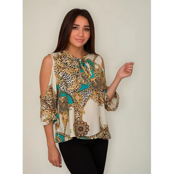 Blusa Moda Mujer Estilo Versacce M-k105-2