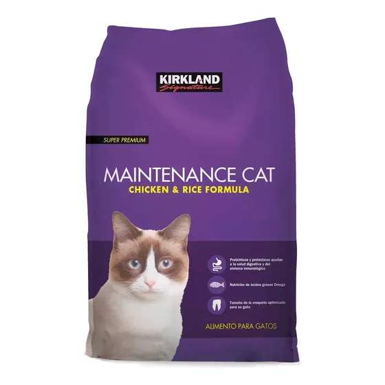 Alimento Gato Pollo/arroz 11.3 Kg Croqueta Kirkland Gato