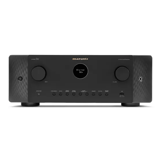 Receiver Marantz Cinema 60 Premium 7.2 Canais 8k Wifi 110v