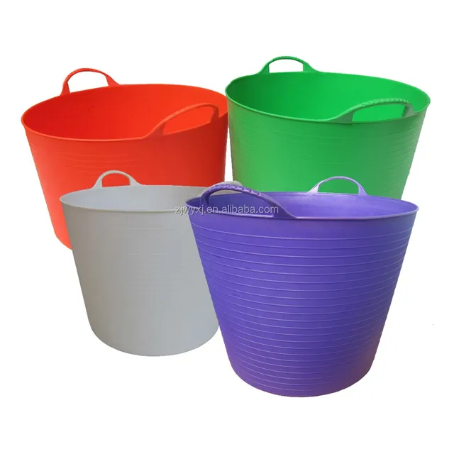 Balde Capazo Flexible Maceta Colores 45 Litros Agua Caballos