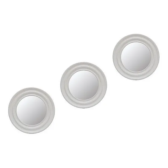 Cuadro Set X 3 Espejos Decorativos Redondo 25cm