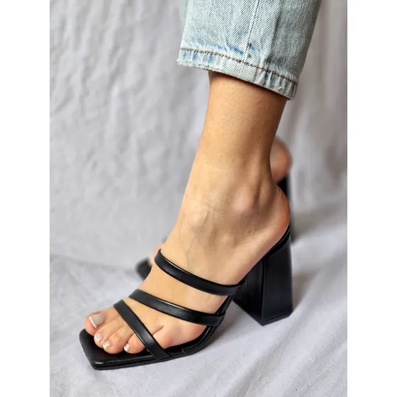 Sandalias Bajas Taco Bajo Mujer Fiesta Verano Noche