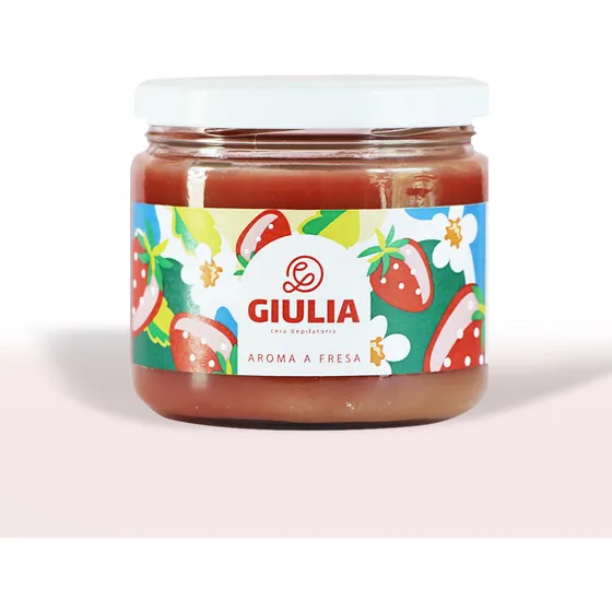 Cera Depilatoria Giulia Microondas Aroma Fresa