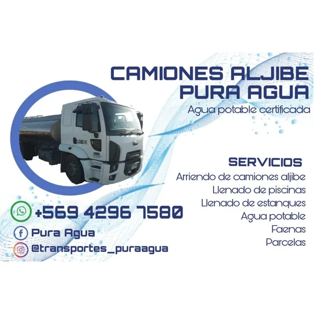 Arriendo Camion Aljibe Agua Potable 