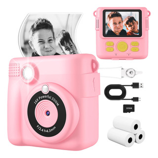 Cámara De Impresión Instantánea Weefun Kids 1080p 24 Mp 32 G Cámara De Impresión Instantánea Weefun Kids 1080p 24 Mp 32 G