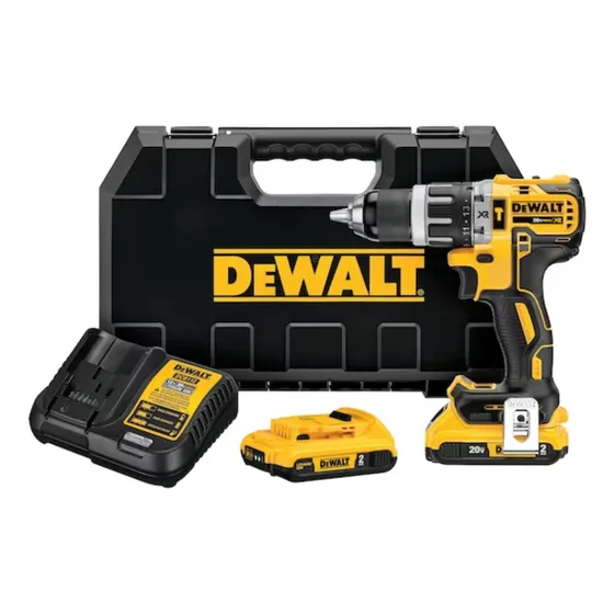 Furadeira e Parafusadeira Dewalt 1/2" Modelo ‎DCD796D2 Bateria 20V Íon de Lítio 20V