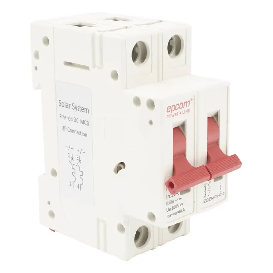 Protección Térmica/ Interruptor 2p, 20 A,  Corriente Directa