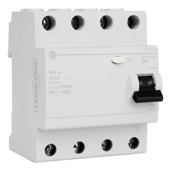 Disyuntor Diferencial Tetrapolar 4x40a 30ma General Electric