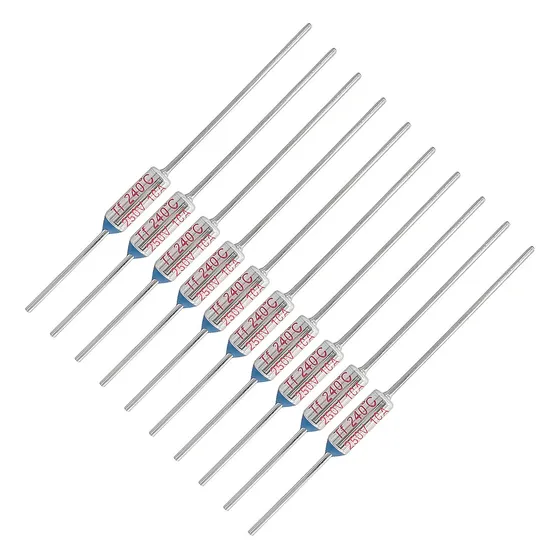 10 Fusível Térmico 240°c 10a 250v Uso Geral 240 Graus